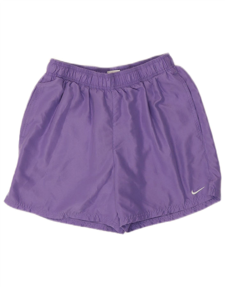Pantaloncini sportivi Nike da donna UK 14 poliestere viola medio