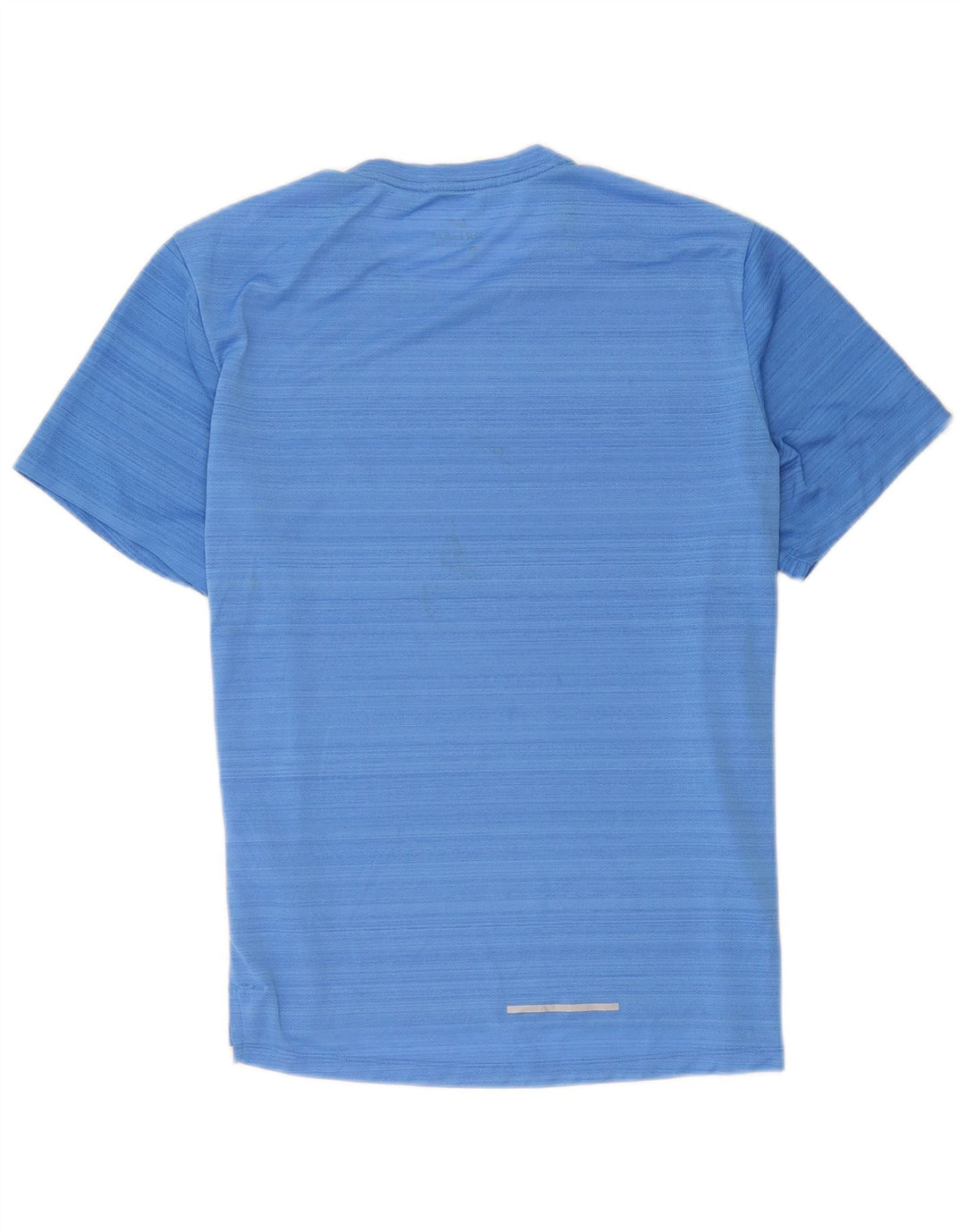 T-shirt Nike da uomo Dri Fit, maglietta grande in poliestere a righe blu