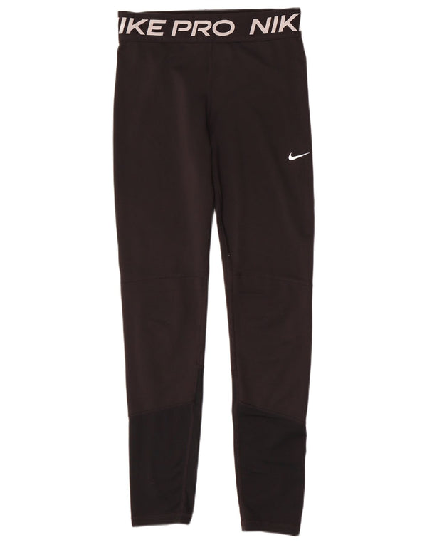 Leggings Nike Dri Fit Graphic per ragazze 13-14 anni XL Blocco colore nero