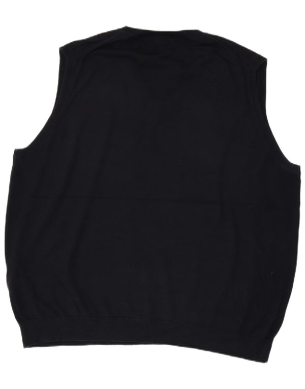 Canotta da uomo Gant 4XL in cotone blu navy