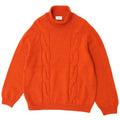 Maglione maglione a collo alto da uomo C&A 2XL lana arancione