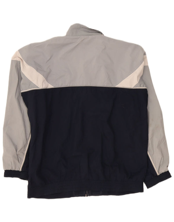 Giacca da tuta da uomo Adidas UK 42/44 Large Blu Navy Colourblock