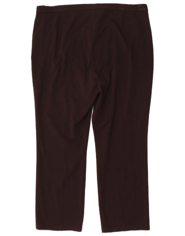 Pantaloni casual dritti da donna Marks & Spencer UK 18 XL W40 L30 Neri