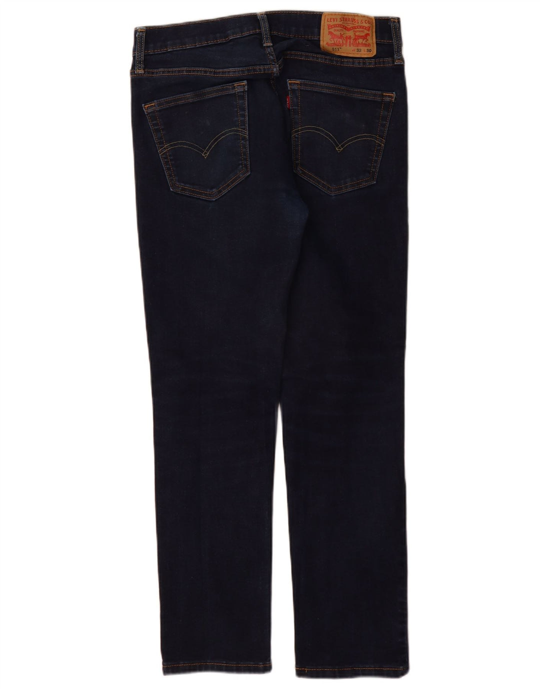 Levi's Uomo 511 Slim Jeans W32 L30 Blu Navy Cotone