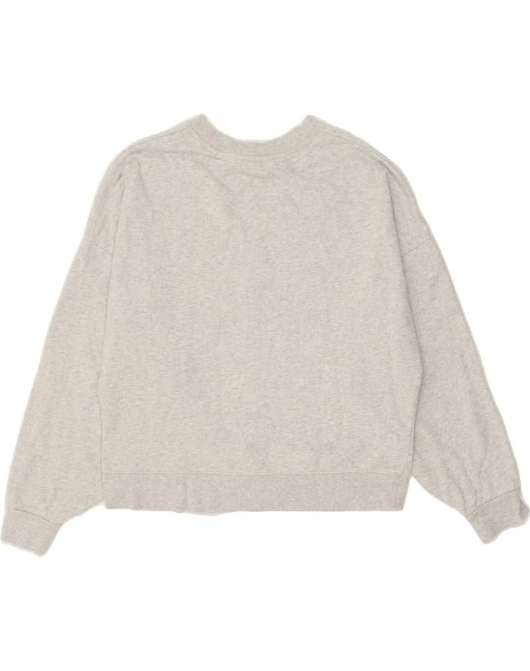 GAP Womens Graphic Sweatshirt Jumper UK 10 Small Grey Colourblock Cotton Vintage Gap and Second-Hand Gap from Messina Hembry 