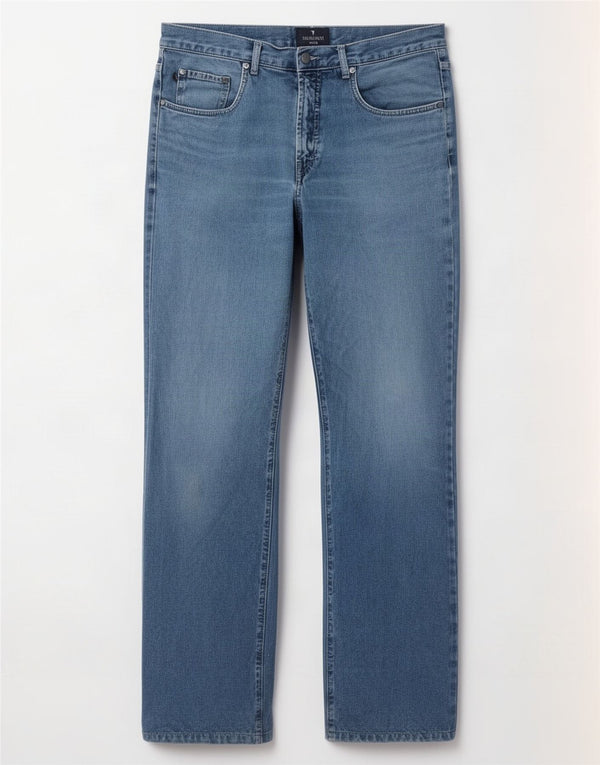 Jeans Dritti Uomo Trussardi W34 L32 Blu