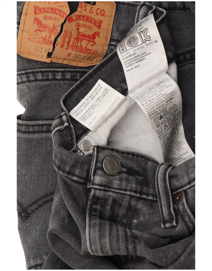 Jeans Levi's 511 Slim da donna W30 L28 in cotone grigio