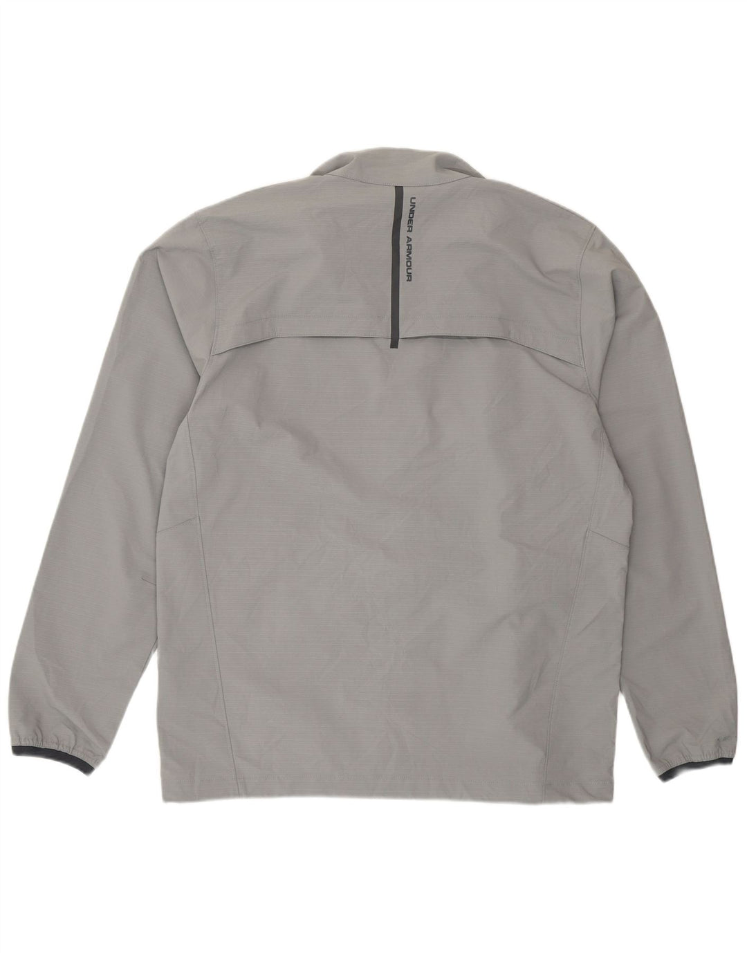 Giacca da tuta da uomo dal taglio ampio Under Armour, grande, in poliestere grigio