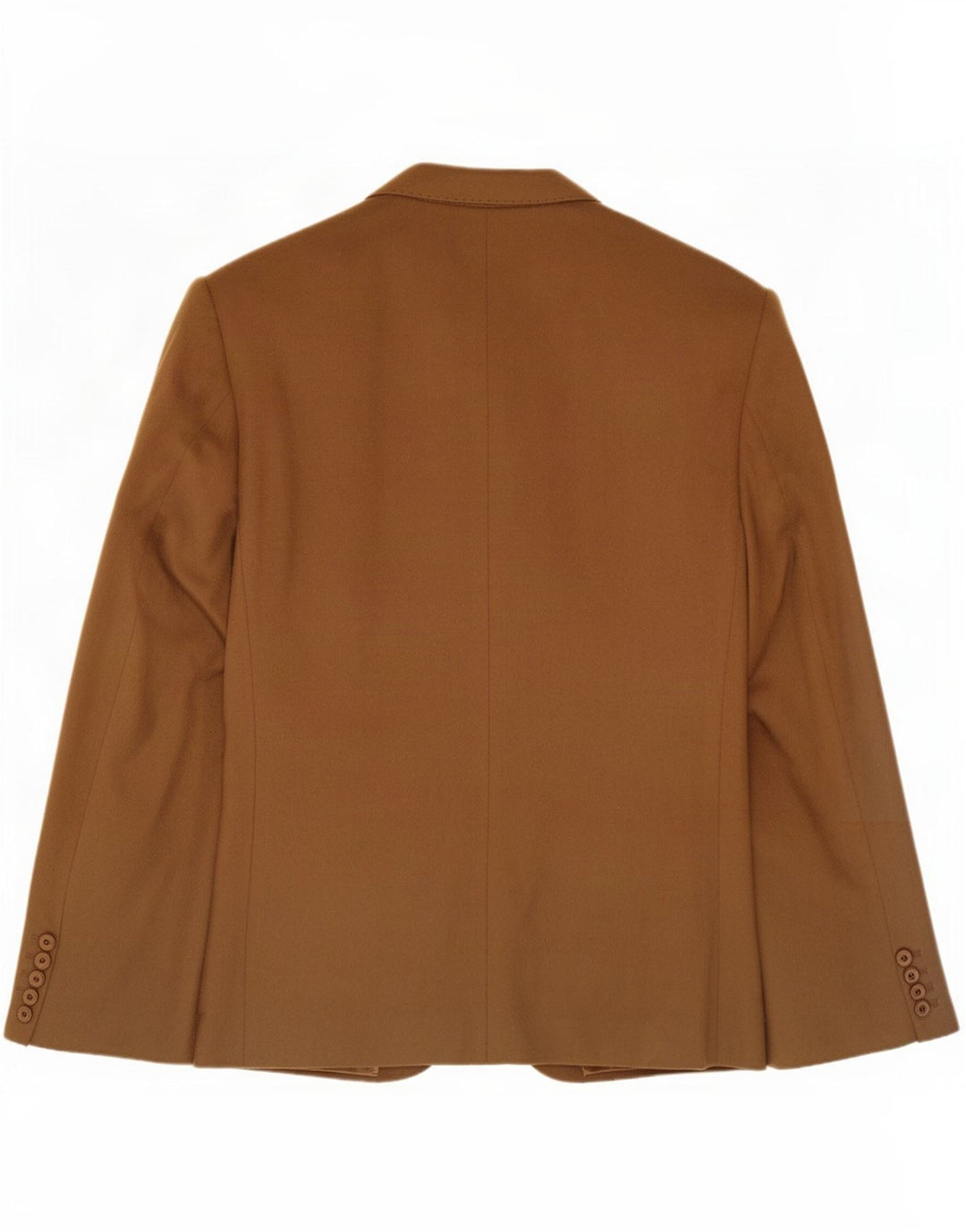 Elleci Giacca blazer da uomo a 2 bottoni UK 40 Large Marrone Lambswool