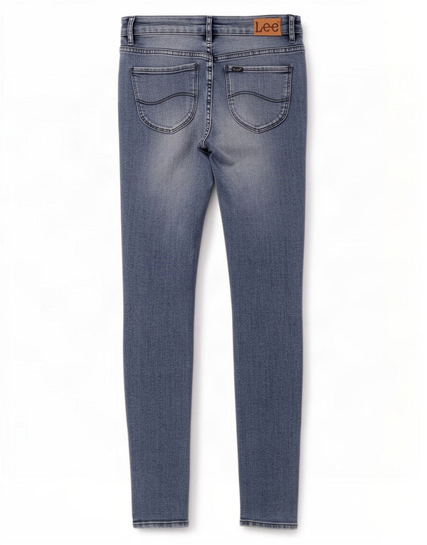 Jeans skinny Lee Licks da donna UK 10 piccoli W26 L30 cotone blu
