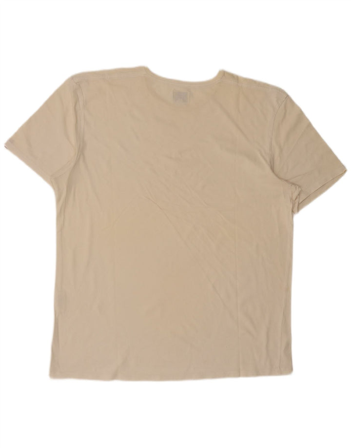 T-shirt da uomo Levi's Top 3XL in cotone bianco sporco