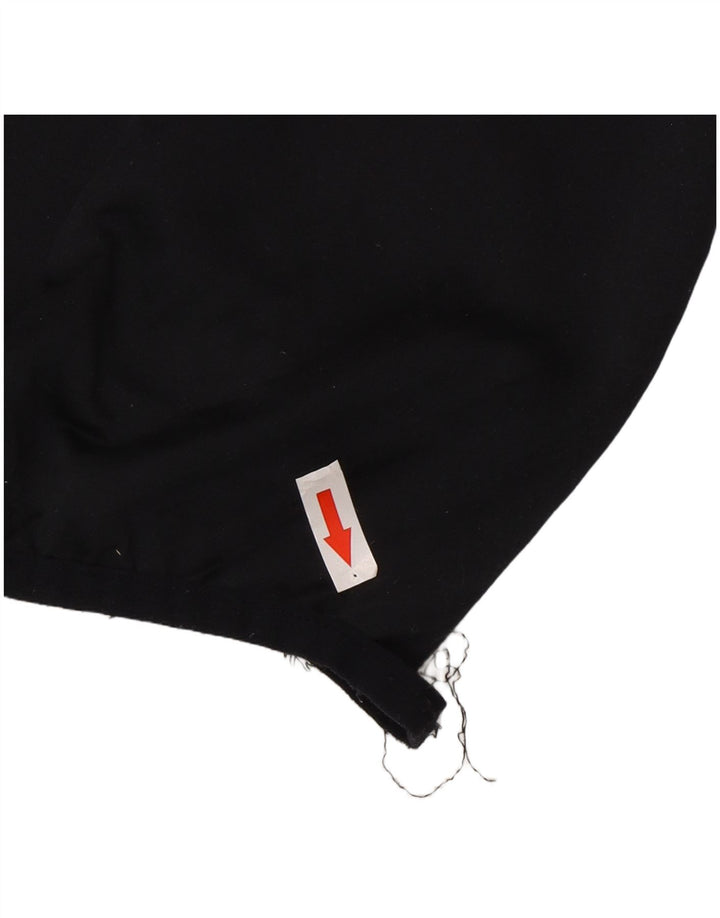 Felpa da uomo con collo con zip Canterbury, maglione piccolo in poliestere nero