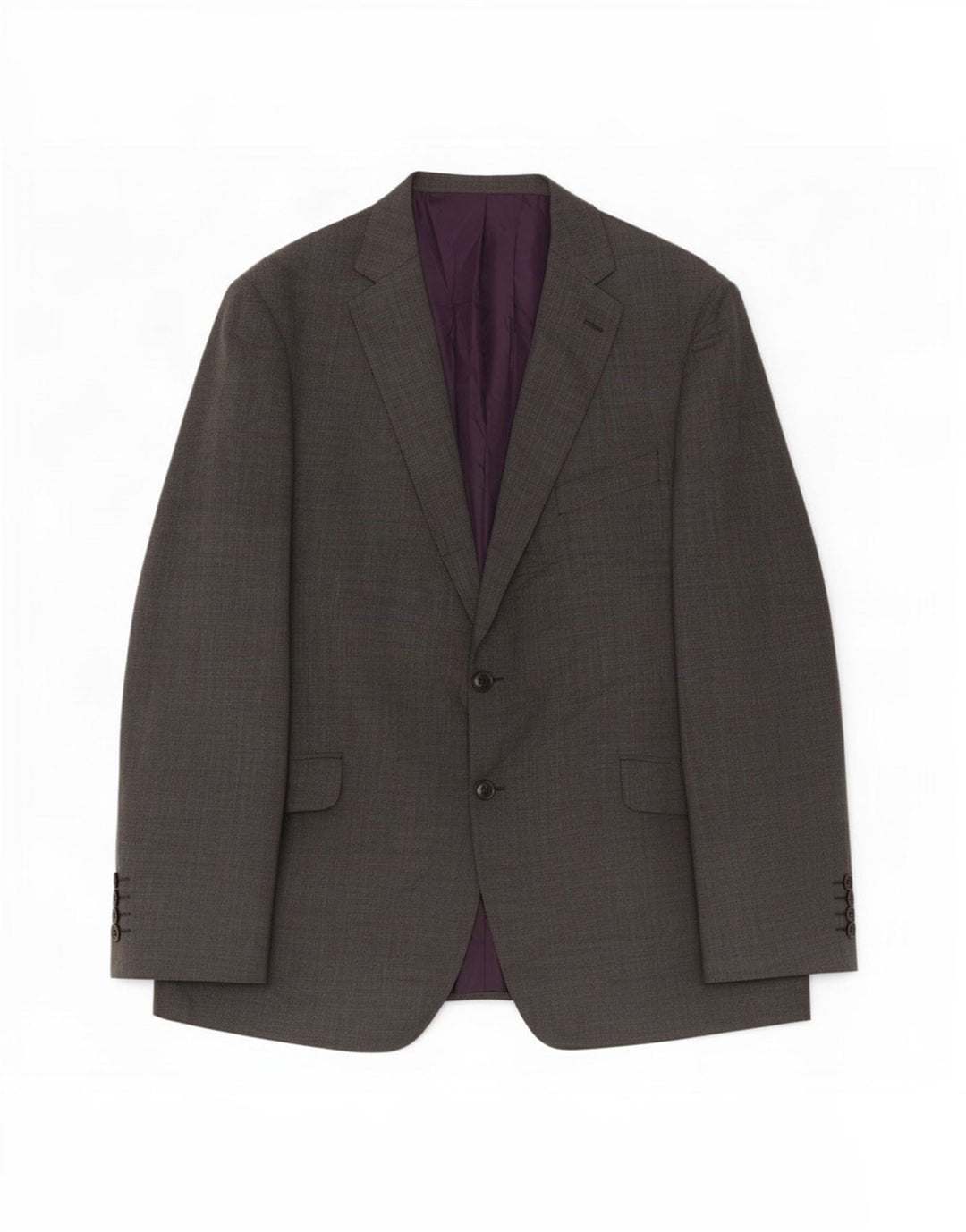 Giacca blazer a 2 bottoni da uomo Marks & Spencer UK 46 XL lana grigia