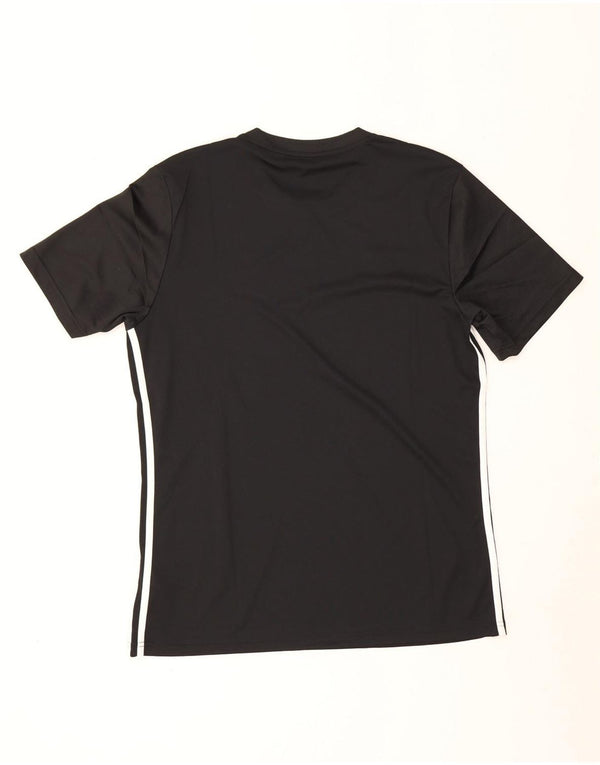 T-shirt Adidas Aeroready Slim Fit da uomo, grande, in poliestere nero