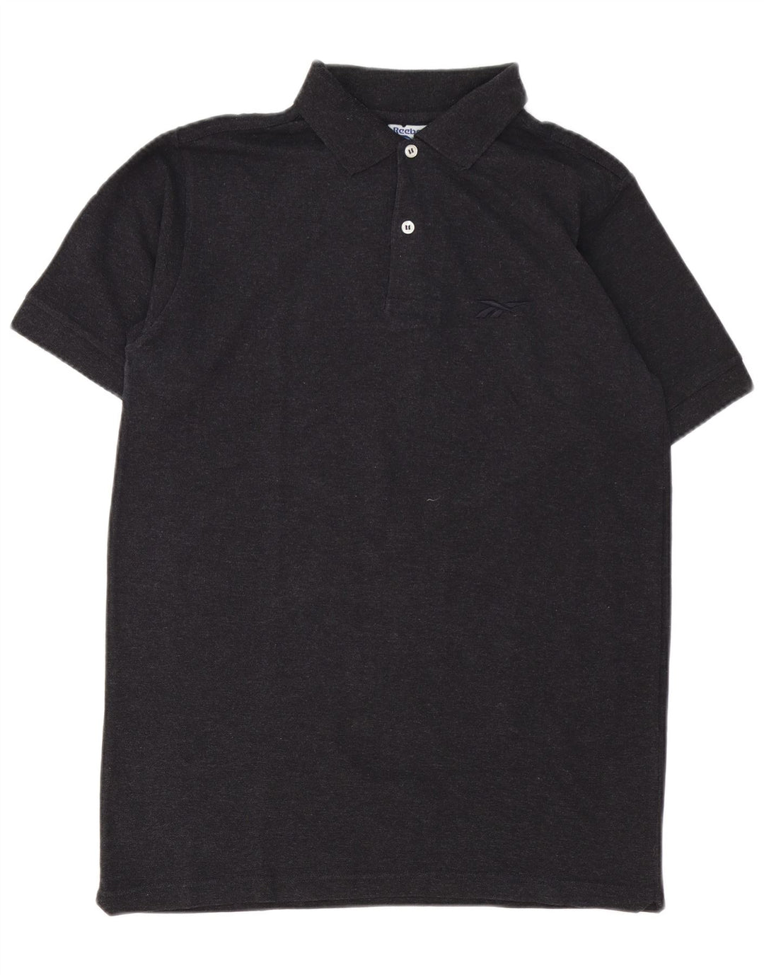 Polo REEBOK da uomo in cotone grigio medio