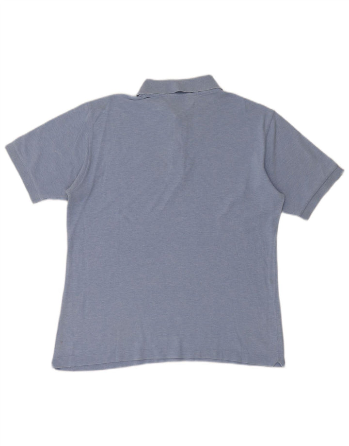 Polo Kappa Uomo Blu Medio in cotone