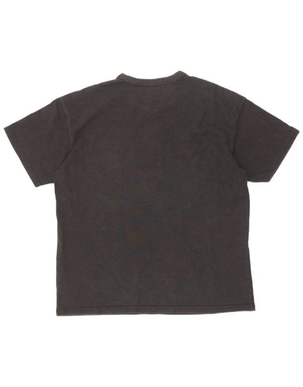 T-shirt Nike da uomo vestibilità ampia, taglia grande, in cotone nero