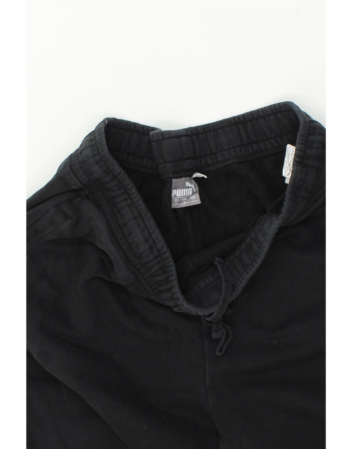 PUMA Mens Tracksuit Trousers Large  Navy Blue Cotton Vintage Puma and Second-Hand Puma from Messina Hembry 