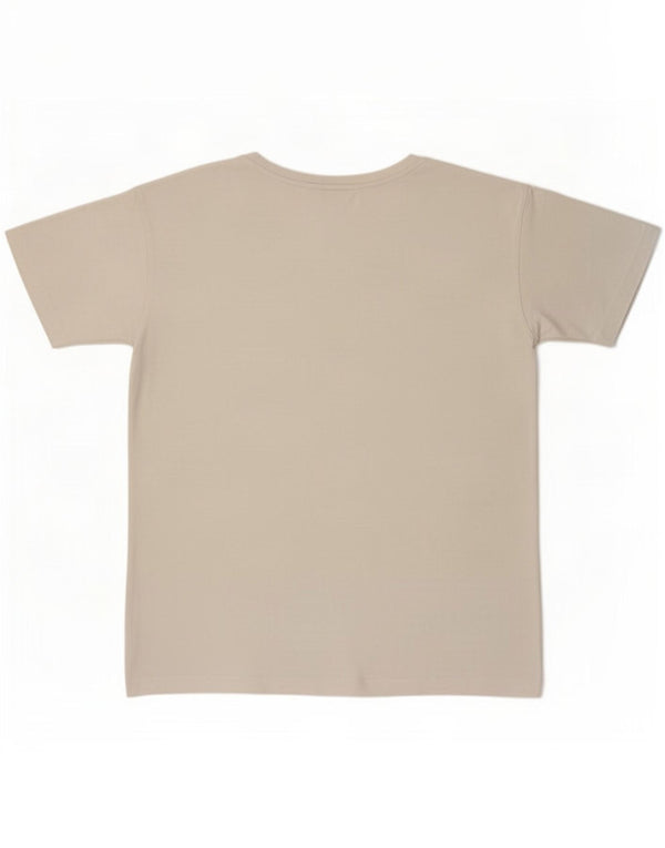 T-shirt grafica da donna Champion Top UK 16 grande cotone bianco