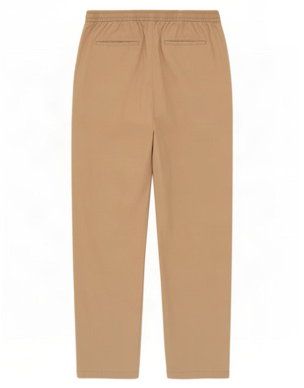Marks & Spencer Mens Straight Chino Trousers Large W34 L30 Beige Linen