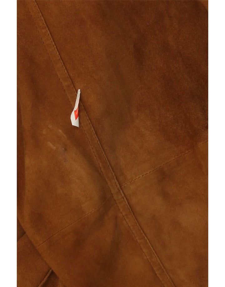 Soprabito da uomo in pelle scamosciata J. C. Twidd IT 54 2XL Pelle beige