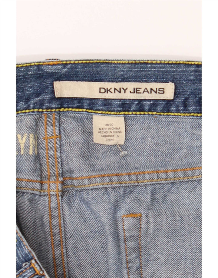 Jeans dritti da uomo Dkny W38 L30 cotone blu