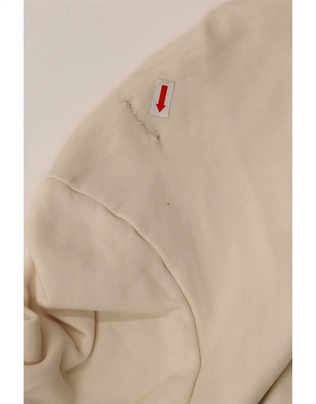Felpa oversize da donna Replay, maglione UK 10 piccolo beige