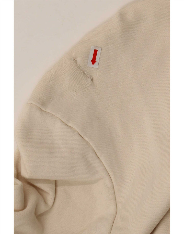 Felpa oversize da donna Replay, maglione UK 10 piccolo beige