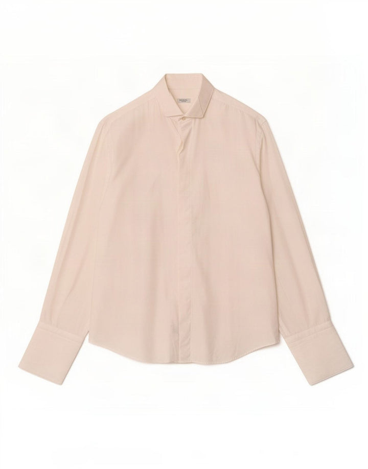 Camicia formale da uomo Delsiena taglia 39 15 1/2 cotone bianco medio