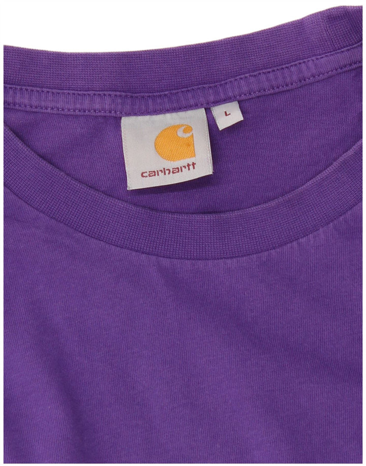 T-shirt grafica da uomo Carhartt Top grande viola