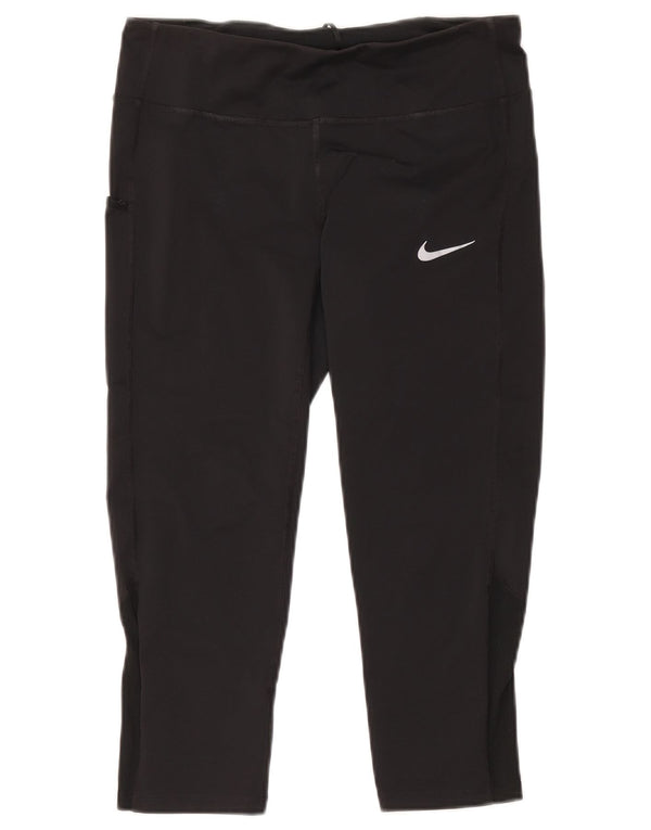 Leggings Capri da donna Nike UK 14 medio nero