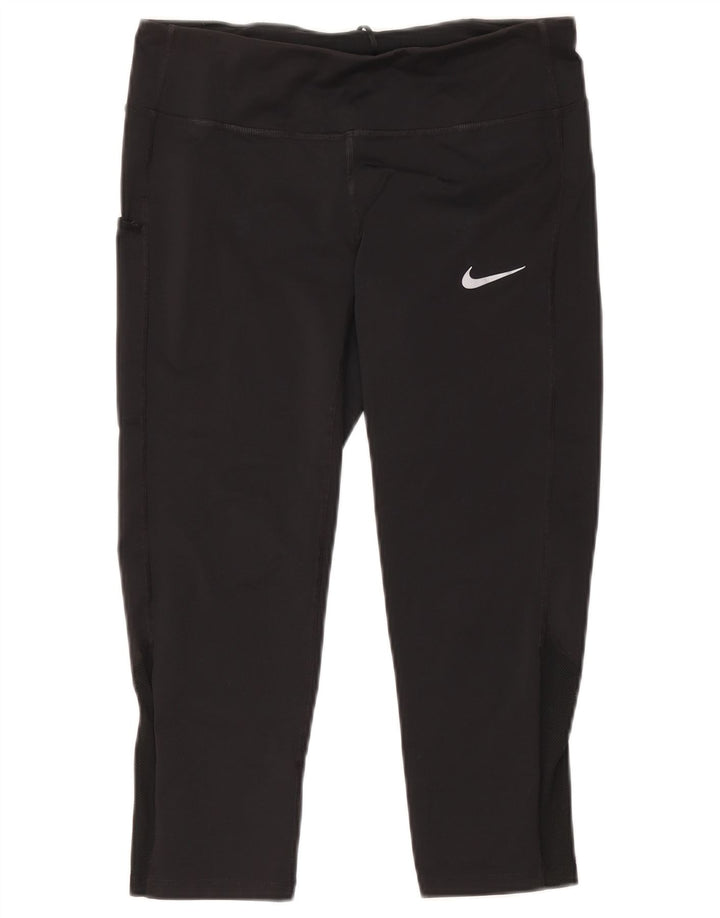 Leggings Capri da donna Nike UK 14 medio nero