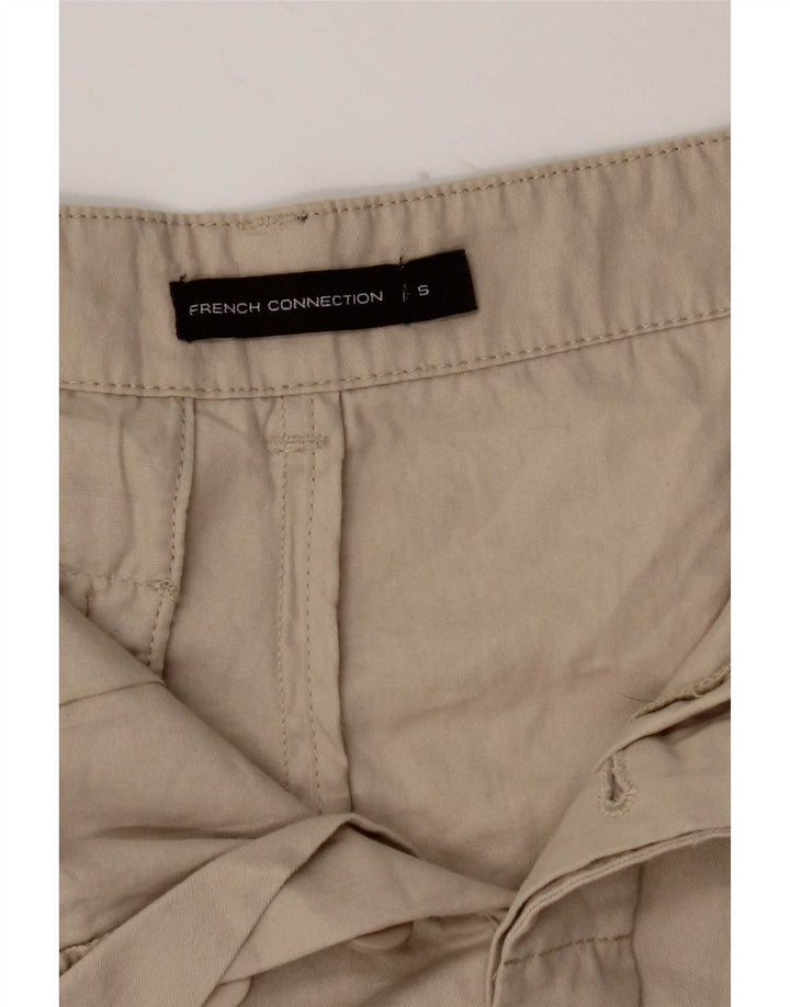 Pantaloncini cargo da uomo French Connection piccoli W29 in cotone beige