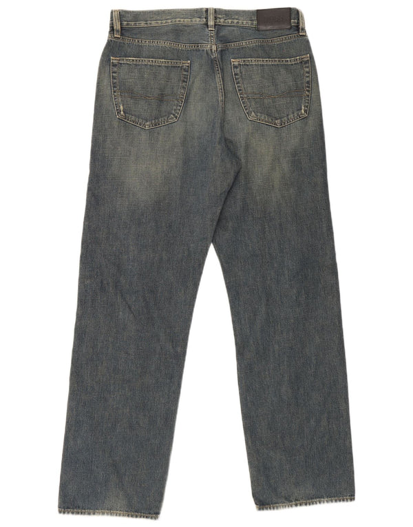 Jeans dritti da uomo Hugo Boss W34 L32 cotone blu