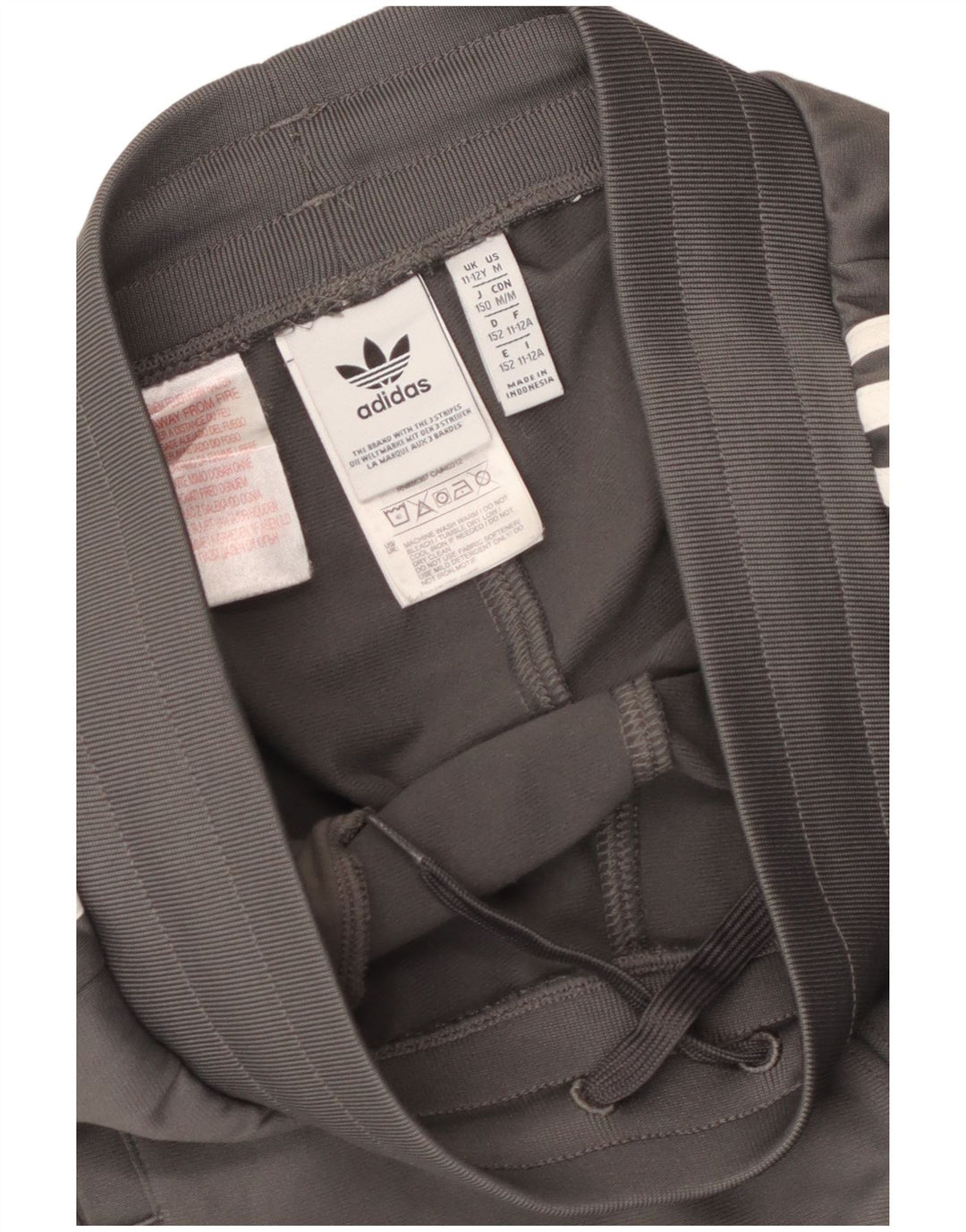 Pantaloni da tuta ADIDAS da ragazzo Joggers 11-12 anni Poliestere grigio