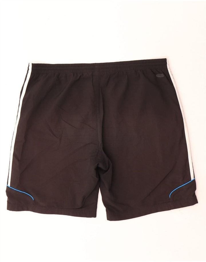 Pantaloncini sportivi Adidas Clima 365 da uomo grandi in poliestere nero