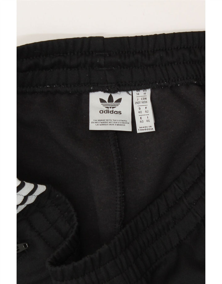 Pantaloni da tuta da donna Adidas UK 14 Large Nero Poliestere