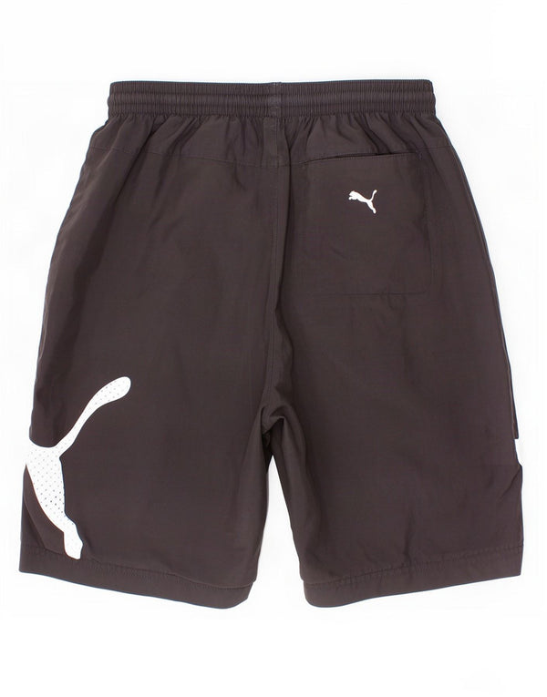 Pantaloncini sportivi grafici Puma da ragazzo 13-14 anni neri