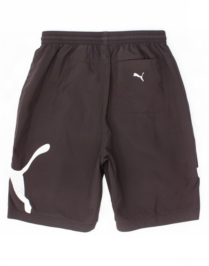 Pantaloncini sportivi grafici Puma da ragazzo 13-14 anni neri