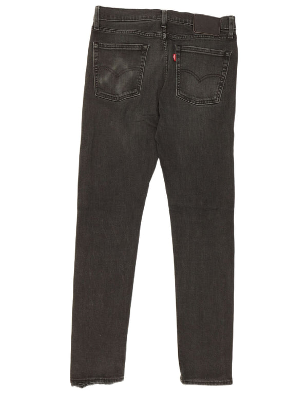 Jeans slim da uomo Levi's W32 L32 cotone nero
