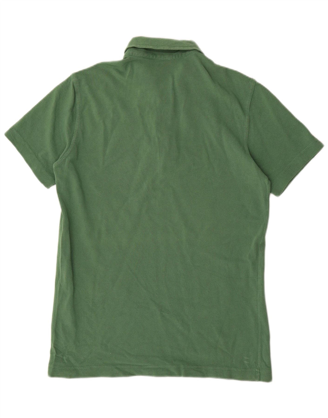 Polo Uomo Benetton In Cotone Verde Medio
