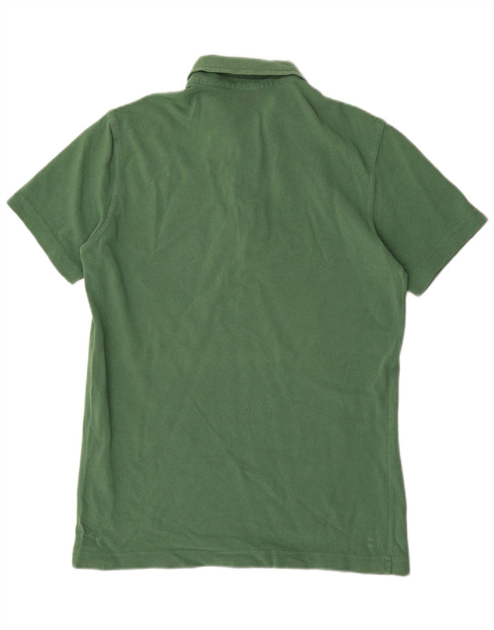 Polo Uomo Benetton In Cotone Verde Medio