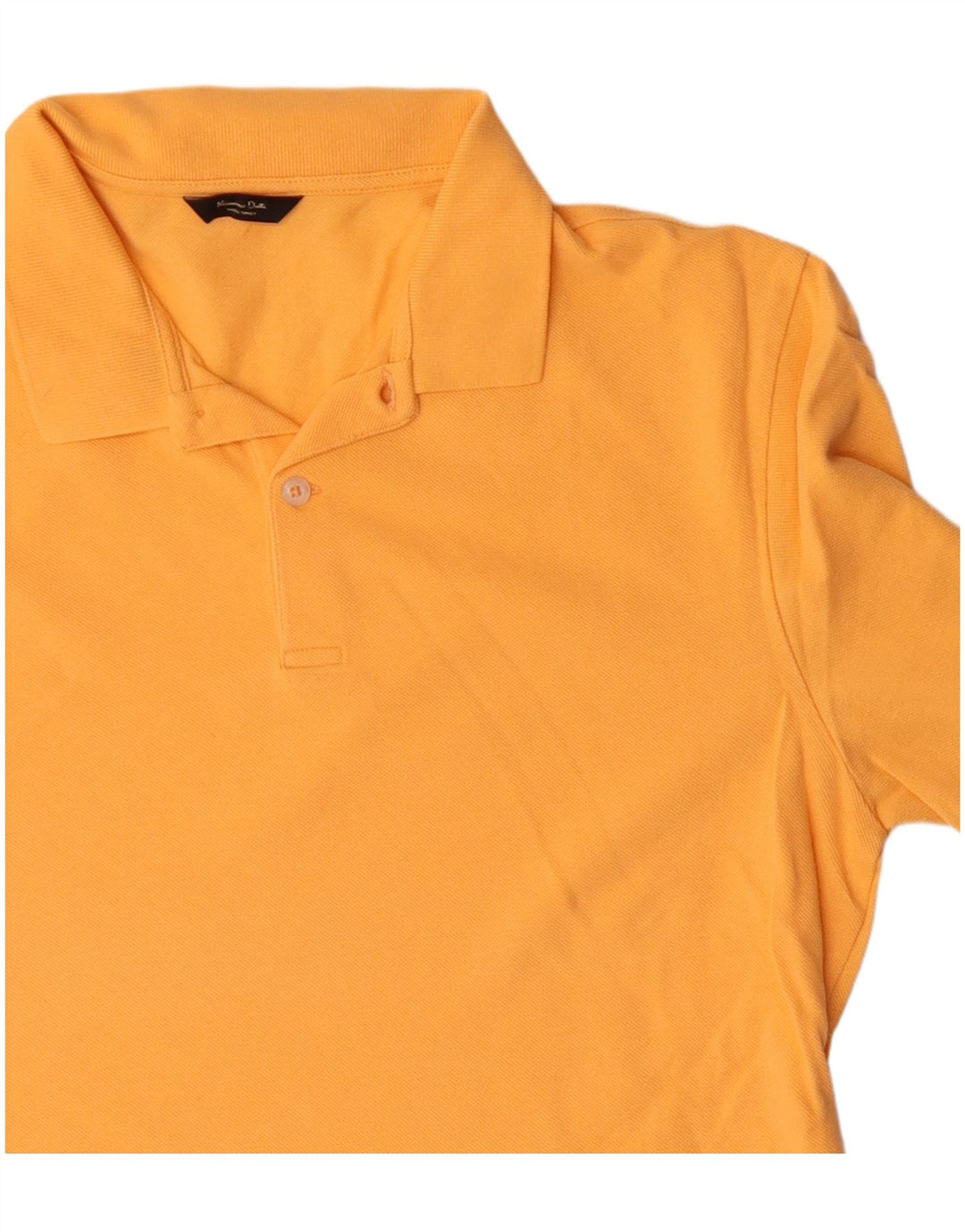 Polo Uomo Massimo Dutti Large Arancione In Cotone