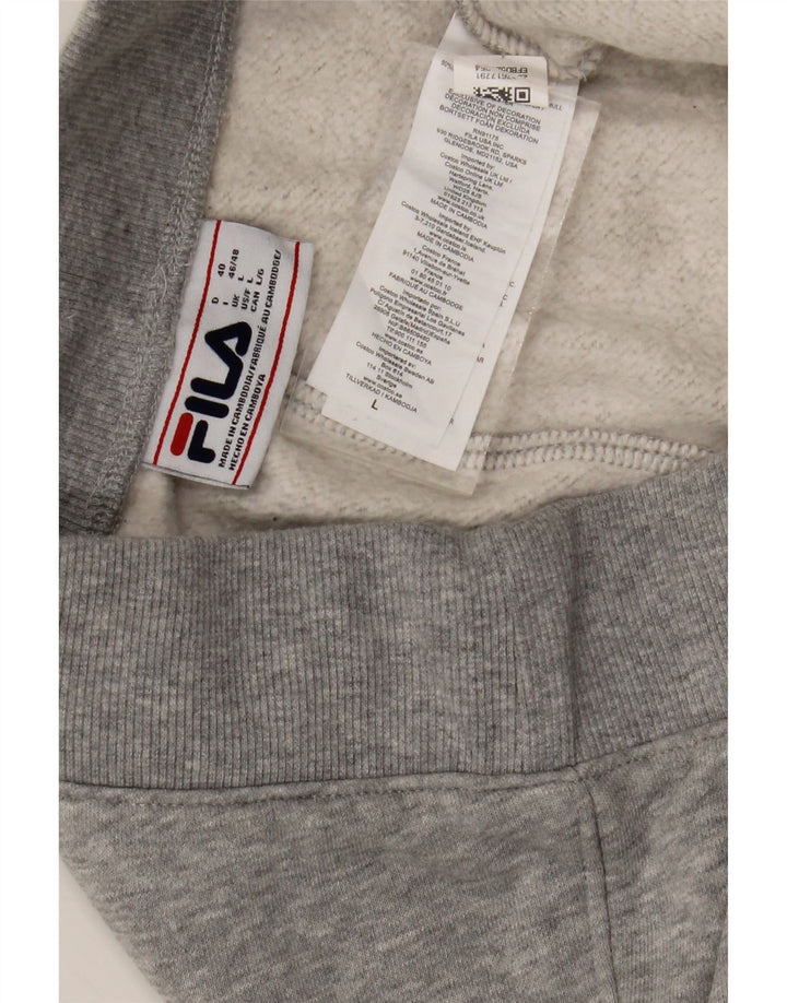 Pantaloni da tuta da uomo Fila Joggers Large in cotone chiazzato grigio