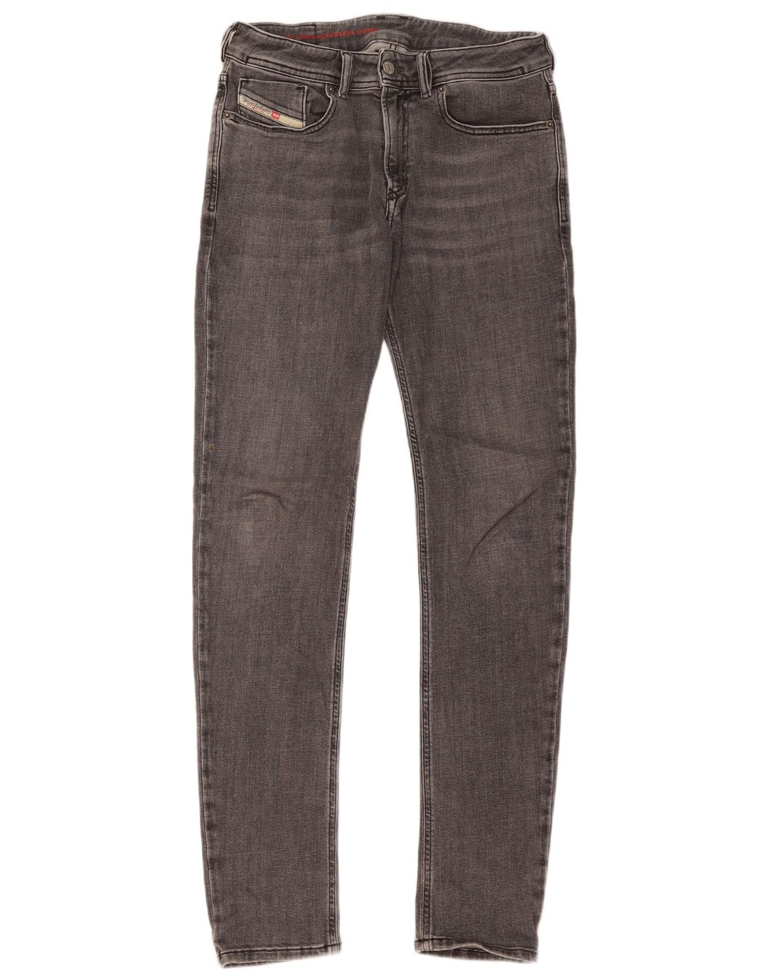 Jeans skinny da uomo Diesel W30 L32 in cotone grigio