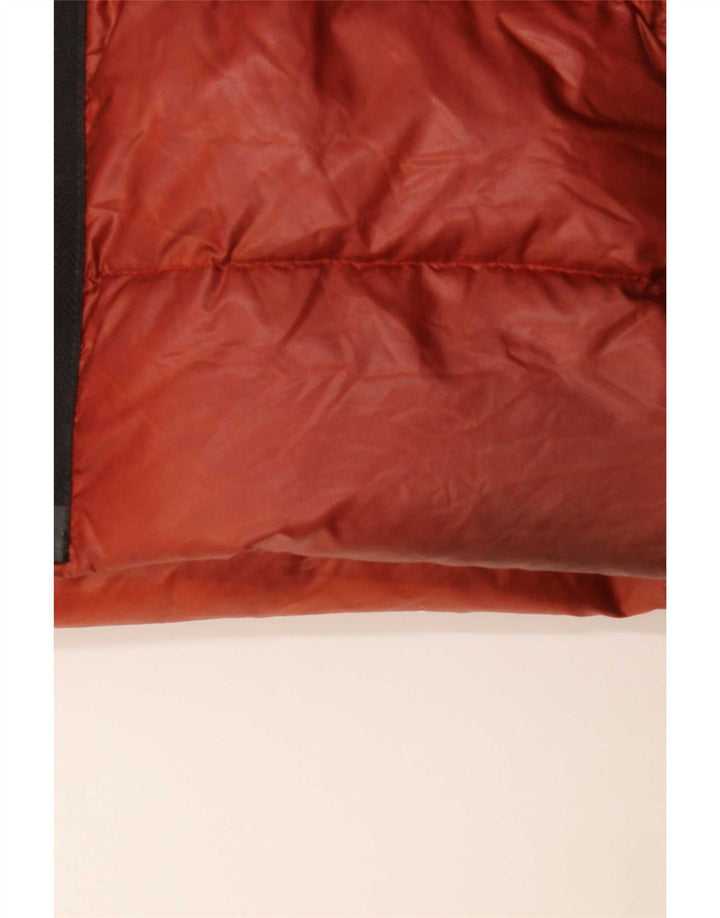 Giacca imbottita con cappuccio da uomo Fay UK 44 2XL Poliammide color block rosso