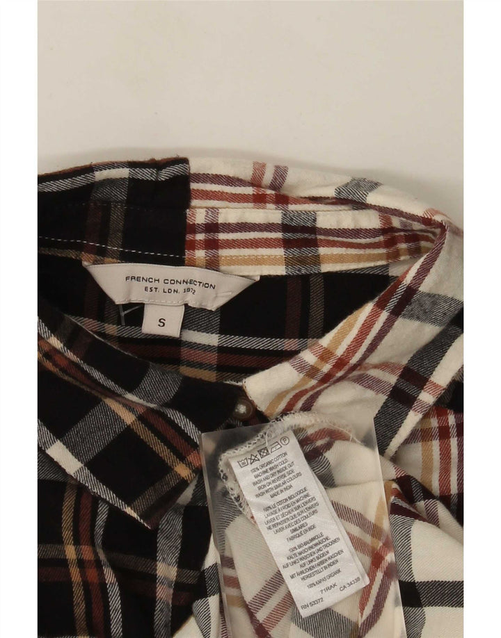 Abito camicia da donna French Connection UK 10 piccoli quadri multicolori