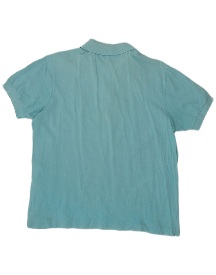 Polo da uomo Lacoste taglia 6 XL in cotone turchese