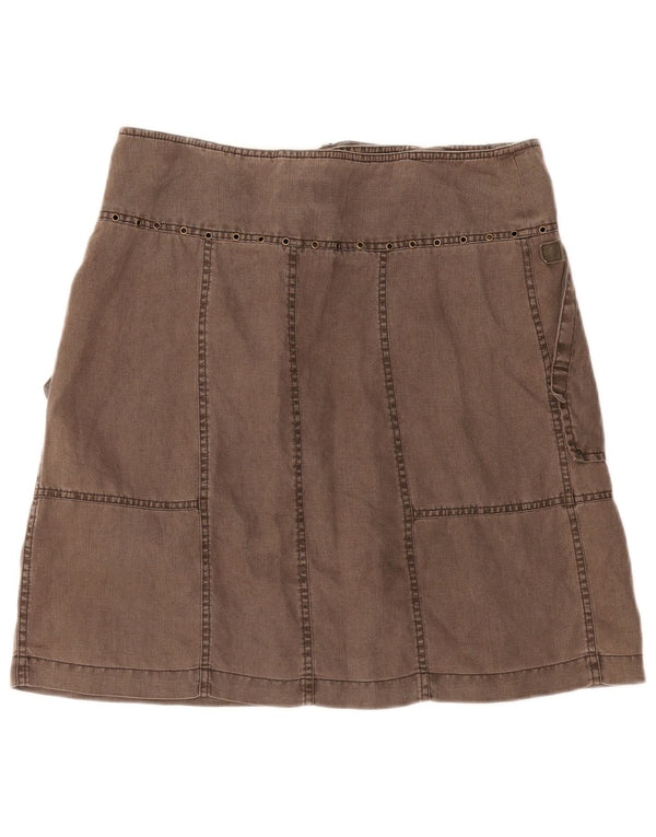 Gonna a trapezio da donna Marlboro Classics IT 44 media W34 marrone
