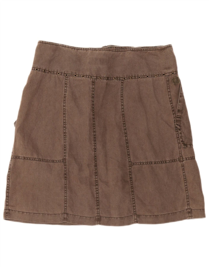 Gonna a trapezio da donna Marlboro Classics IT 44 media W34 marrone